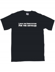 ConstitutionArticles US Constitution Articles T-Shirt
