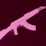 AK 47 Pink Negative